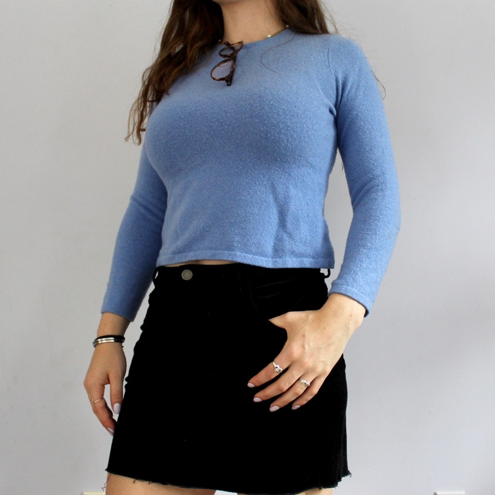 Baby Blue Cashmere Sweater